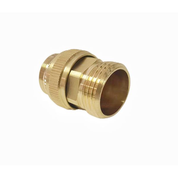 неэтилированный латунный подходящий мужчина 3/4inch продетый нитку с черным набивкой