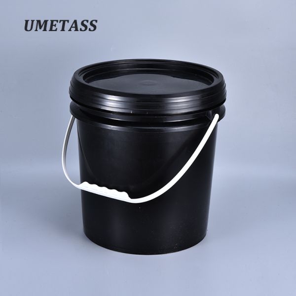 Un seau en plastique de qualité alimentaire de 10 litres pour les glaces, les biscuits et l'huile