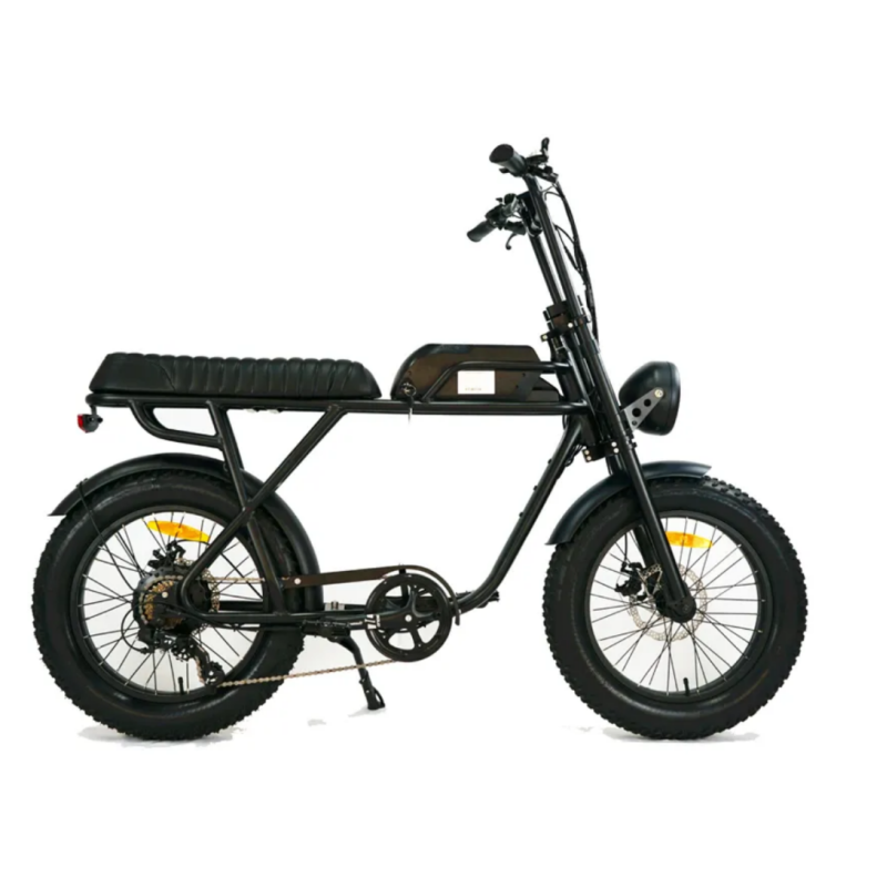 Max Load 120 KGS 2024 Adult Fat Wheel Full Suspension Electric Bike MT01 Retro Style Moped
