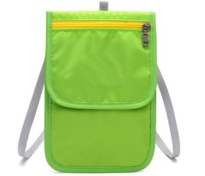 Hanging Neck Promotional Nylon Wallets , Personalized Passport Holder Wallets