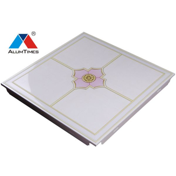 Luxury Artistic Aluminum False Ceiling Tiles For Building Decoration Dustproof