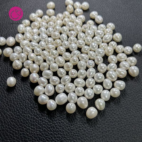 High Luster Loose Baroque Pearls White Freshwater Pearl Natural Real Beads From China