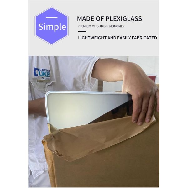 Duke Blue And White Day& Night Acrylic Sheet для рекламного дисплея светодиодных ламп