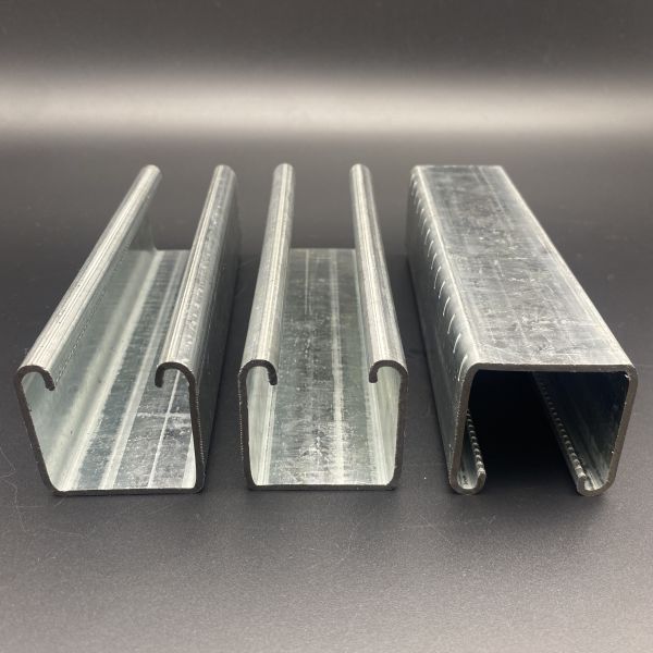 Galvanized Steel Serrated Edge Unistrut Channel with Cutting Marks