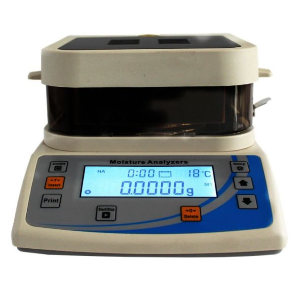 fast Halogen Moisture Meter tester for food corn feed  range  0.1%-100%  Room Temp -200 degree