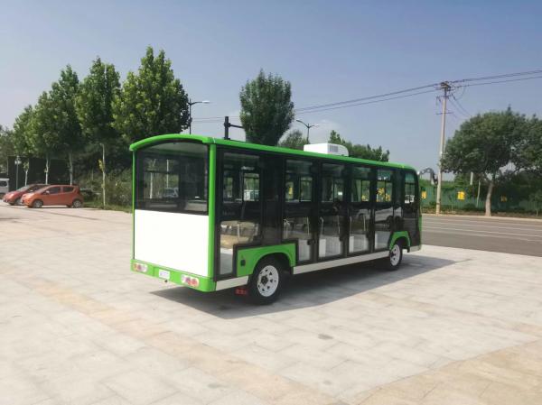 Le bus électrique touristique fermé de 23 places peut être personnalisé avec couleur et logo ODM OEM