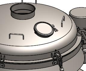 Puerto de visión Tri Clamp Acero Inoxidable 304 Diámetro 150mm