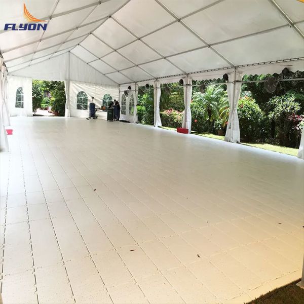 Heavy Duty 60 Tons/sqm Load Capacity Anti-slip Portable Event Flooring with 5 Years Warranty for Turf Protection and Tent Flooring