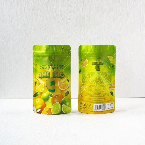 Bolsas de plástico Ziplock personalizadas em grande quantidade Bolsas de plástico Matte Stand Up Pouch Folha de alumínio Mylar Bag