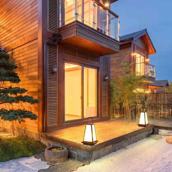 IP65 Outdoor Lamp Solar Garden Street Light Chandelier With Pole And Battery