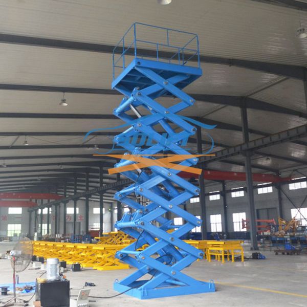 Heavy Duty Stationary Hydraulic Scissor Lift Table Customizable Platform Size and Lift Height for Vertical Lifting