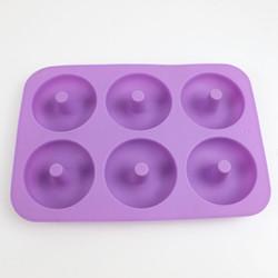Mini Doughnut Silicone Mould, bandeja de cozimento do silicone do produto comestível