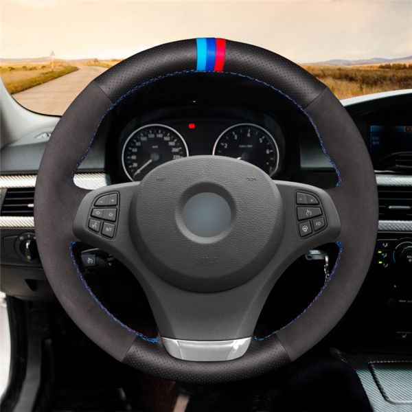 Custom Car Fitment BMW Steering Wheel Covers for X3 E83 2007-2010 and X5 E53 2000-2006