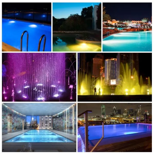 Pool Underwater Green Light Led Dive Lights Waterproof Ip68 Led Fishing Lights