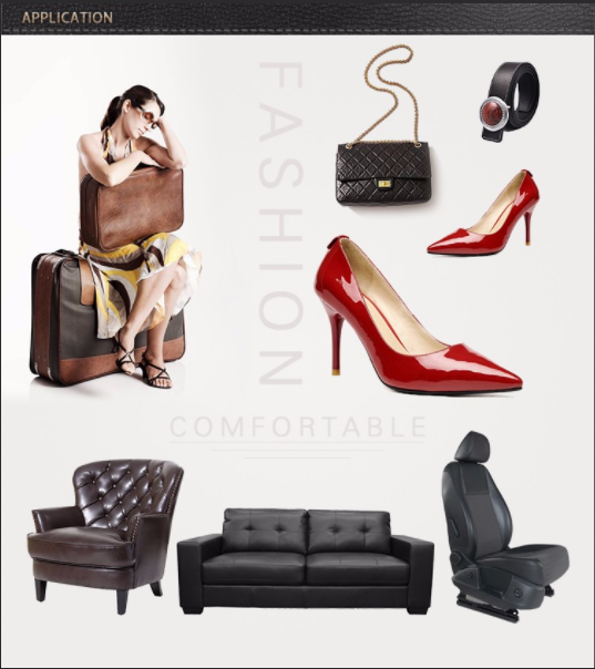 Faux Faux ремесла PVC ткань винила крытого на открытом воздухе кожаного жесткого прочного кожаная