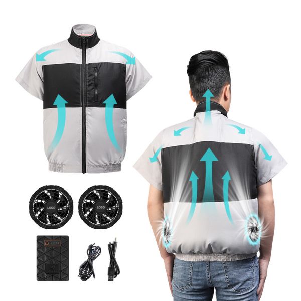 Шум куртки охлаждающего вентилятора DC 12V 6700mAh более менее чем куртка кондиционера 30dB для людей