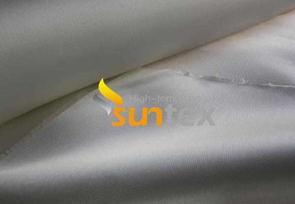 O silicone da fabricação da fibra de vidro revestiu o material do vidro de fibra da tela de pano