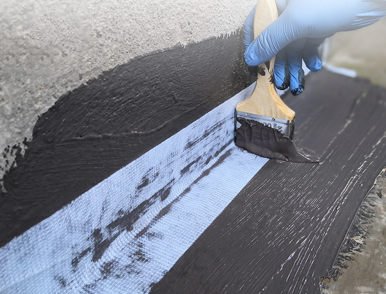 Покрытие наружной кровельной гидроизоляции с полимерным модифицированным асфальтовым покрытием