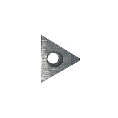Triangular TCMT110204 Single Tip Brazed CBN Inserts For Turning Steel