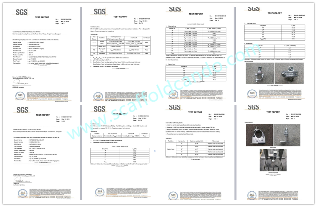 High load-bearing strength pressed galvanized scaffold swivel coupler rotation clamp for OD48mm pipe in scaffoldings