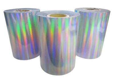 Filme holográfico transparente de BOPP Bopp, filme holográfico de empacotamento multilayer do bopp do filme