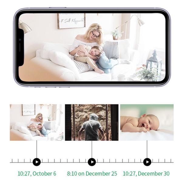 2MP 1080P Outdoor Security Tuya Smart 4G Auto Trail PTZ Camera With Motion Detection