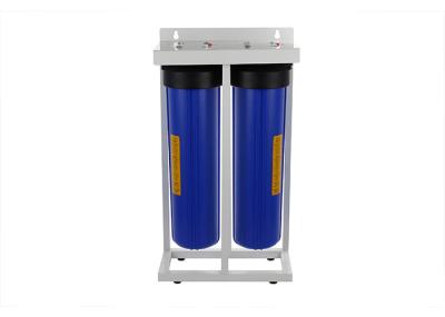 Floor mount 20'' big blue whole house  water filter housings 1'' port with double sump