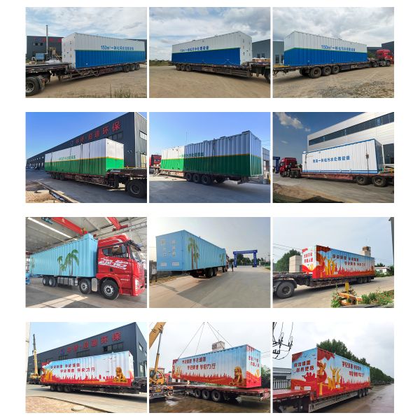 Integrated Waste Water Containerized Wastewater Treatment Plant NBR MBBR AO+MBR AAO