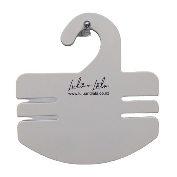 調整可能な100％リサイクル段ボールビブハンガー カスタムロゴ 新生児ベビー幼児向け