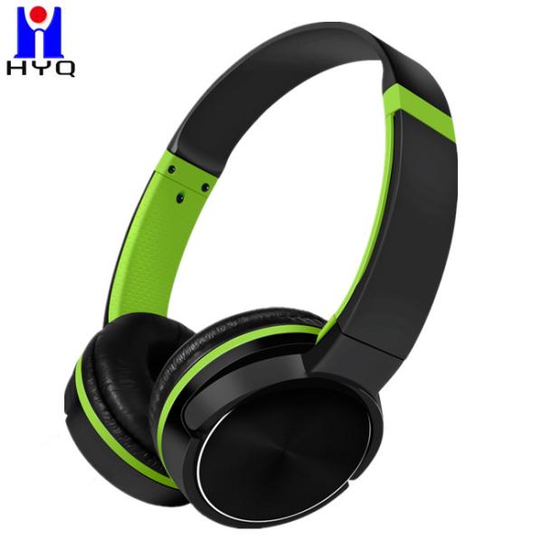 Foldbale Soft Earmuff Wired Bluetooth Headsets Stereo Over Ear Headphone Super Bass Metal Decor