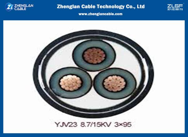 Multiconductor XLPE Insulated Copper Cable 6/10kv 3x50sqmm Cu/Xlpe/Cts/Pvc