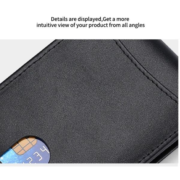 Women's RFID Blocking Magnetic Slim Minimalist Card Holder Wallet with Removable Design