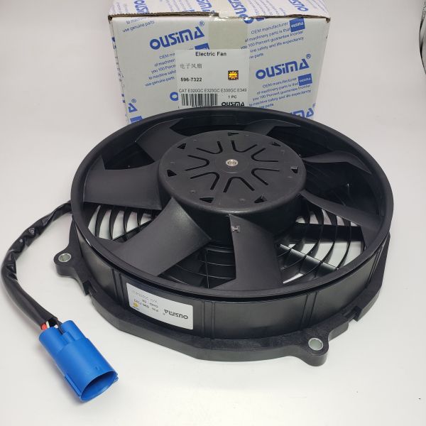 Electronic Fan Assy 596-7322 5967322 For CAT 320 GC 323 330 349 352