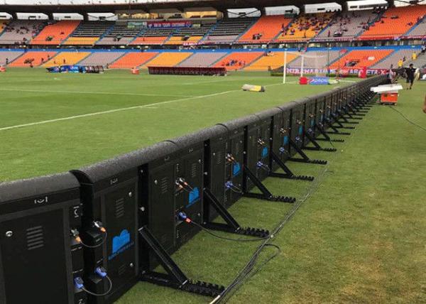 Inside Sport Arena Stadium LED Screens Perimeter Scrolling Message Boards P10 Smd 3 In 1