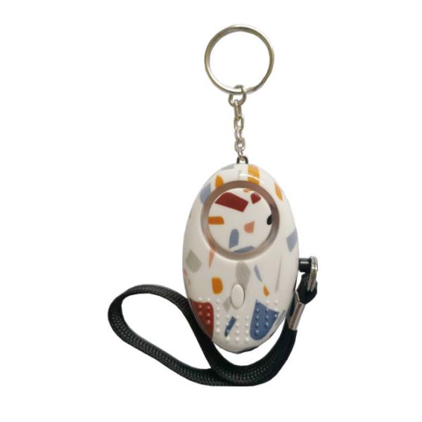 SLFORCE Women Body Alarms Personal Safety Keychain With LED Light Emergency Self Defense