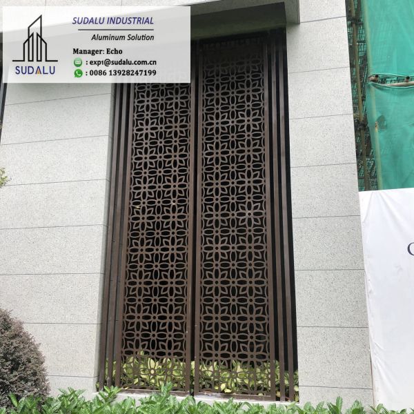 SUDALU Aluminum Decorative Panel for Windows Aluminum Laser Screen PVDF Coating