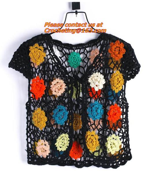 Sweater, Cardigan, Crochet, Crocheted, Pullover, Hollow Out, Summer Tops, Crochet Blouse