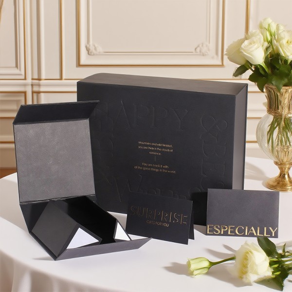 Luxury Gold Silver Gradient Lipstick Folding Box
