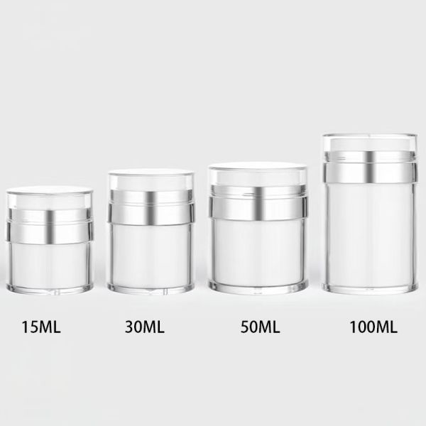 Wholesale Luxury Airless Jar with Leak-proof No Waste Design and Matte/Glossy Finish for Cosmetic Cream