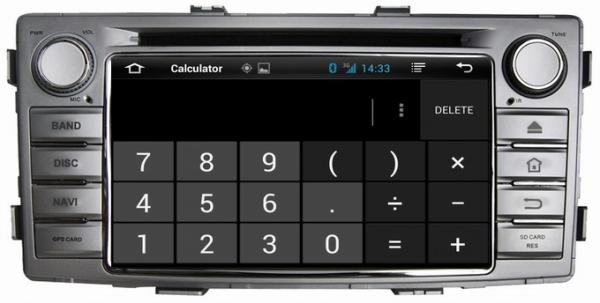 Ouchuangbo Car Radio DVD Android 4.4 System for Toyota Hilux 2012 GPS Navigation Stereo Multimedia Kit iPod OCB-6230D