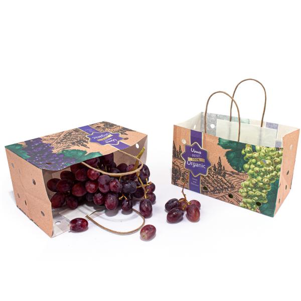 Sacos de papel do fruto da cor de CMYK Compostable para afastado para viagem