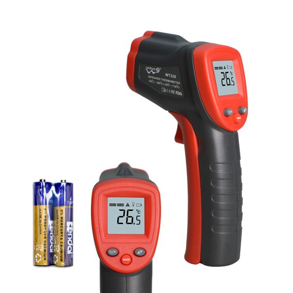 WT320 Kitchen Oil Temperature Gun Thermometer Industrial Temperature Gun Infrared Thermometer Gun