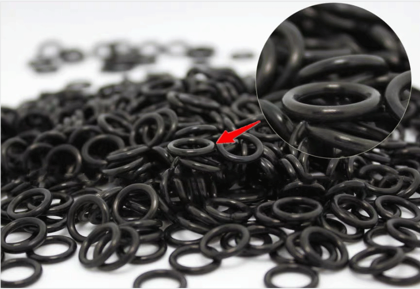 Чернота набора колцеобразного уплотнения силиконовой резины EPDM NBR FKM HNBR