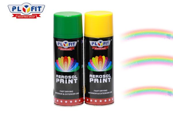 Chrome Glod Florescent Aerosol Acrylic Paint Color Spray Paint For Wood Glass Metal