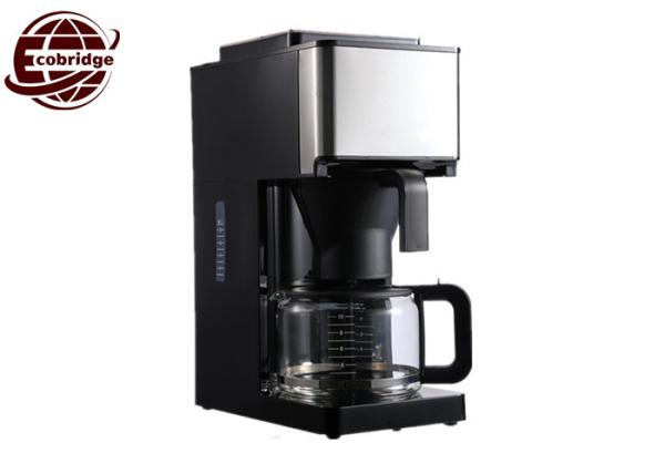 Custom Home Coffee Machines Auto Grind Coffee Maker With Black Silver Durable