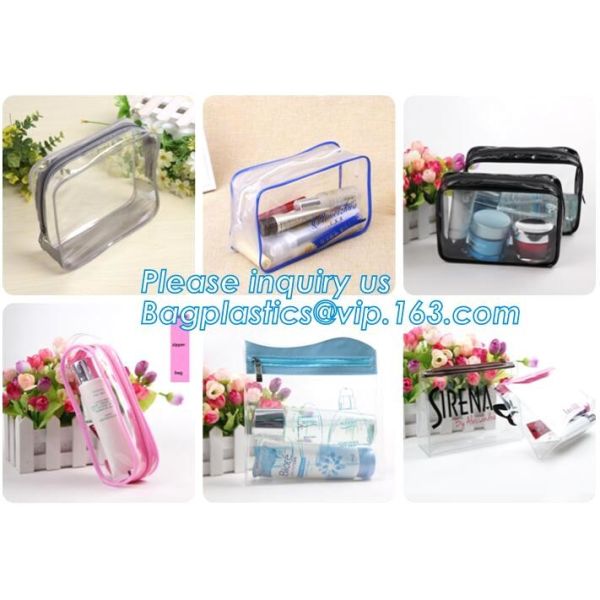 Waterproof PVC Bicycle Seat Bag/Multifunction Bike Tube Bag/Cycling Frame Saddle Bag, PVC makeup Bag Pouches Tote Clear