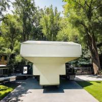 Portées isolantes en aluminium pour porte de garage Hx W 7ft Alcove Slide-In Camper Truck Box