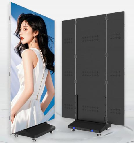 Triple-Foldable LED Poster Display: Portable, Seamless & Brilliance