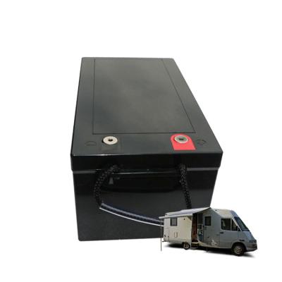 Batteries profondes de fer de lithium du cycle rv, paquet de batterie de 12V 200Ah LiFePo4