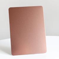 Feuille décorative soufflée par perle sablée d'acier inoxydable de couleur pour des panneaux de mur